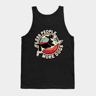 Beagle Less People More Dogs Tank Top